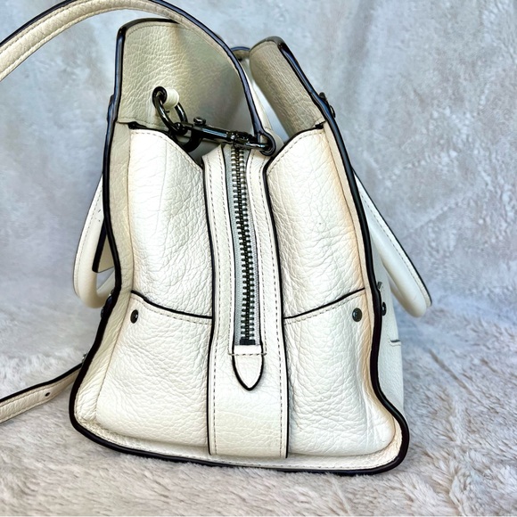 Coach Mercer Studded Bandana Rivets 2-Way Satchel 30 - Picture 13 of 17